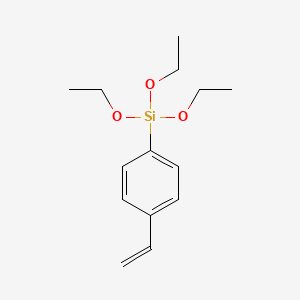 molecular formula C14H22O3Si B8065029 triethoxy(4-vinylphenyl)silane 