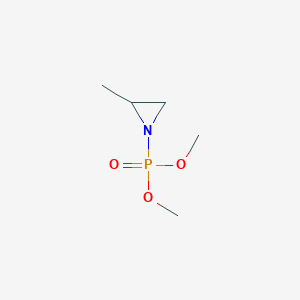 molecular formula C5H12NO3P B8065095 Dimethyl (R)-(2-Methylaziridin-1-yl)phosphonate 