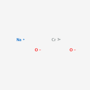 molecular formula CrNaO2 B080656 Sodium chromite CAS No. 12314-42-0