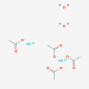 molecular formula C8H16Gd2O10+2 B8065673 Gadolinium(III) acetate hexahydrate 