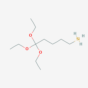 molecular formula C11H26O3Si B8065748 (5,5,5-triethoxypentyl)silane 