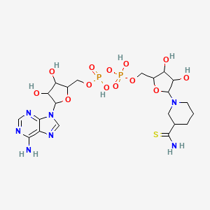 molecular formula C21H33N7O13P2S B8065778 Thionicotinamide adenine dinucleotide 
