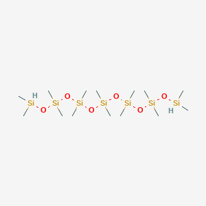 molecular formula C14H44O6Si7 B8065784 1,1,3,3,5,5,7,7,9,9,11,11,13,13-Tetradecamethylheptasiloxane 