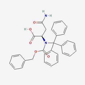 molecular formula C31H28N2O5 B8065808 Z-D-Asn(Trt)-OH 