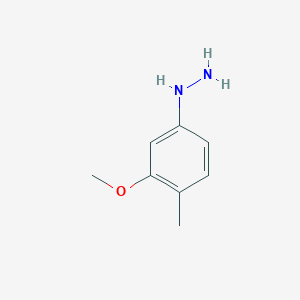 molecular formula C8H12N2O B8066090 (3-methoxy-4-methylphenyl)hydrazine 