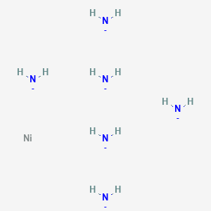 molecular formula Cl2H18N6Ni B080663 Azanide;nickel CAS No. 10534-88-0
