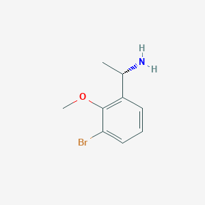 (S)-1-(3-Bromo-2-methoxyphenyl)ethan-1-amine