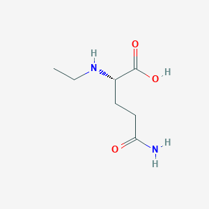 (2S)-4-carbamoyl-2-(ethylamino)butanoic acid