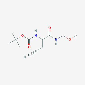 Tert-butyl (1-((methoxymethyl)amino)-1-oxopent-4-yn-2-yl)carbamate