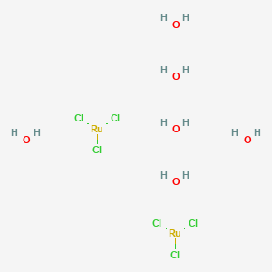 Ruthenium chloride (RuCl3), trihydrate (8CI,9CI)