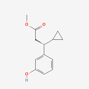 Methyl (3r)-3-cyclopropyl-3-(3-hydroxyphenyl)propanoate