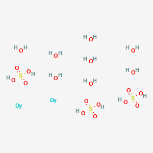 molecular formula Dy2H22O20S3 B8066426 Dysprosium;sulfuric acid;octahydrate 