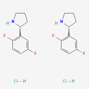 (2R)-2-(2,5-difluorophenyl)pyrrolidine;dihydrochloride