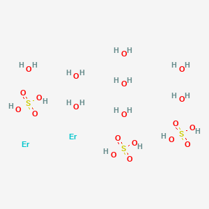 molecular formula Er2H22O20S3 B8066456 erbium;sulfuric acid;octahydrate 