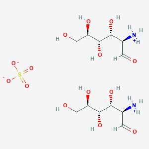 [(2R,3R,4S,5R)-3,4,5,6-tetrahydroxy-1-oxohexan-2-yl]azanium;sulfate