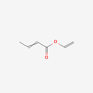 molecular formula C6H8O2 B8066541 Ethenyl but-2-enoate 