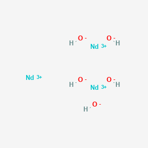 molecular formula H5Nd3O5+4 B8066607 Neodymium(3+);pentahydroxide 