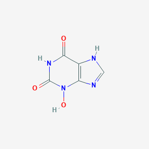 molecular formula C5H4N4O3 B080670 3-Hydroxyxanthine CAS No. 13479-29-3