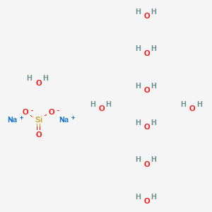 molecular formula H4NaO4Si B080671 Sodium metasilicate nonahydrate CAS No. 13517-24-3