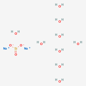 molecular formula H18Na2O12Si B080671 Sodium metasilicate nonahydrate CAS No. 13517-24-3
