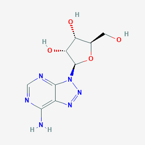 molecular formula C9H12N6O4 B080672 8-氮杂腺苷 CAS No. 10299-44-2