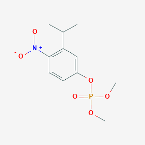 molecular formula C11H16NO6P B080676 dimethyl (4-nitro-3-propan-2-ylphenyl) phosphate CAS No. 13074-11-8