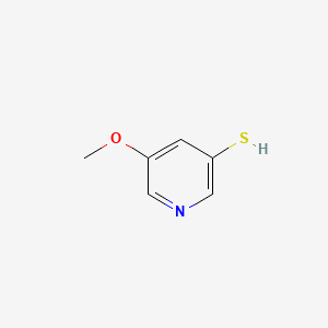 molecular formula C6H7NOS B8068425 5-methoxypyridine-3-thiol 