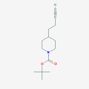 molecular formula C14H23NO2 B8068568 Boc-Pip-butyn 