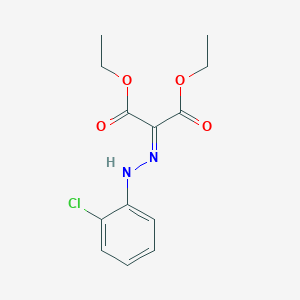 molecular formula C13H15ClN2O4 B080687 Diethyl 2-[(2-chlorophenyl)hydrazinylidene]propanedioate CAS No. 13631-88-4
