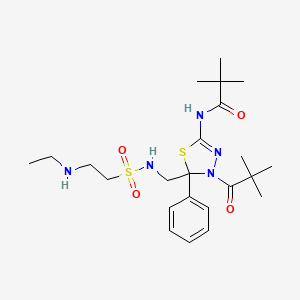 molecular formula C23H37N5O4S2 B8068711 Litronesib Racemate CAS No. 546111-97-1