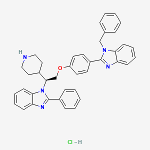 molecular formula C40H38ClN5O B8068743 Deltarasin hydrochloride 