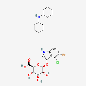 molecular formula C26H36BrClN2O7 B8068746 X-Gluc Dicyclohexylamine 