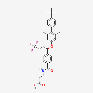 molecular formula C32H36F3NO4 B8068820 Adomeglivant CAS No. 872260-20-3