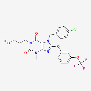 molecular formula C23H20ClF3N4O5 B8069070 Pico145 