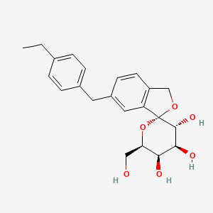 molecular formula C22H26O6 B8069257 TOFOGLIFLOZIN 
