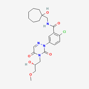 molecular formula C22H29ClN4O6 B8069287 CE-224535 