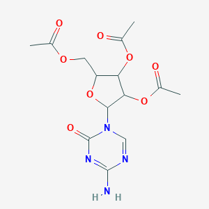 molecular formula C14H18N4O8 B080694 2',3',5'-triacetyl-5-Azacytidine CAS No. 10302-78-0