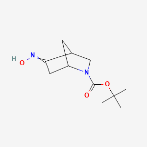 (1S,4S,Z)-tert-butyl 5-(hydroxyimino)-2-azabicyclo[2.2.1]heptane-2-carboxylate