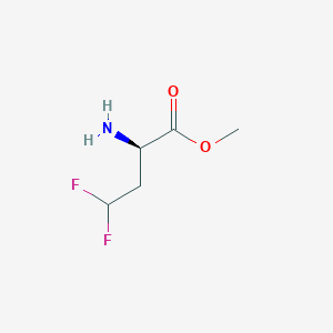 methyl (2R)-2-amino-4,4-difluorobutanoate