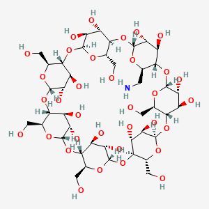 molecular formula C42H71NO34 B8069641 Mono-(6-amino-6-deoxy)-|A-cyclodextrin 