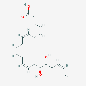 molecular formula C22H34O4 B8069671 (+/-)16,17-dihydroxy-4Z,7Z,10Z,13Z,19Z-docosapentaenoicacid 