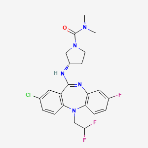 molecular formula C22H23ClF3N5O B8069682 CID 134160237 