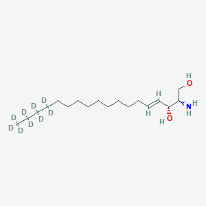 molecular formula C18H37NO2 B8069902 (E,2S,3R)-2-amino-15,15,16,16,17,17,18,18,18-nonadeuteriooctadec-4-ene-1,3-diol 