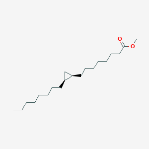 molecular formula C20H38O2 B8070006 Cyclopropaneoctanoic acid, 2-octyl-, methyl ester, (1R,2S)- CAS No. 678186-52-2