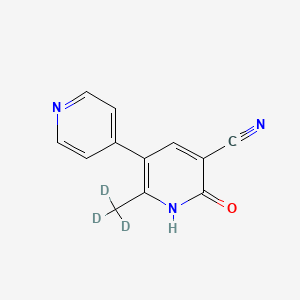 molecular formula C12H9N3O B8070102 Milrinone-d3 