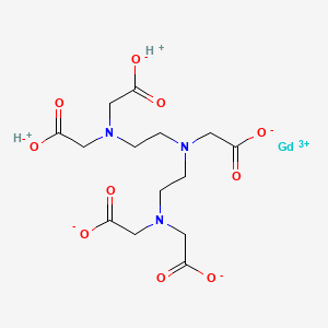 molecular formula C14H20GdN3O10 B8070203 Diethylenetriaminepentaacetic acid gadolinium(III) dihydrogen salt 