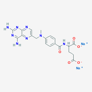 molecular formula C20H20N8Na2O5 B8070337 disodium;2-[[4-[(2,4-diaminopteridin-6-yl)methyl-methylamino]benzoyl]amino]pentanedioate 