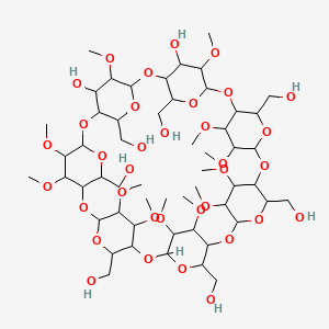 molecular formula C54H94O35 B8070382 Methyl beta-cyclodextrin 