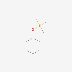 molecular formula C9H20OSi B080705 (Cyclohexyloxy)trimethylsilane CAS No. 13871-89-1