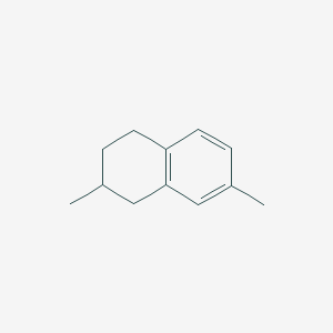 molecular formula C12H16 B080706 2,7-Dimethyl-1,2,3,4-tetrahydronaphthalene CAS No. 13065-07-1